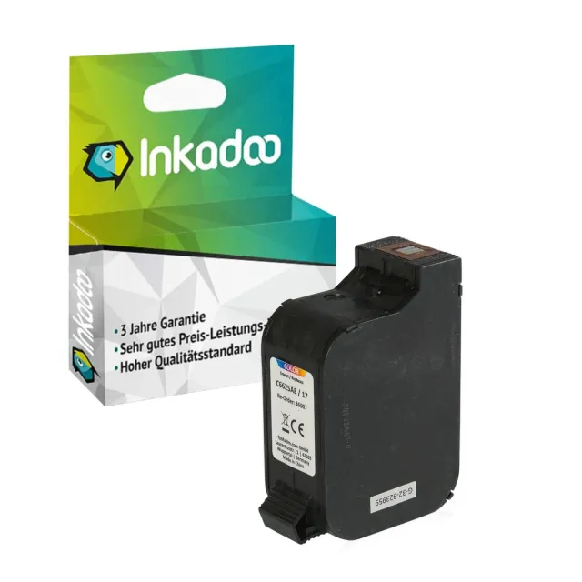 Inkadoo 17 C6625AE Tintenpatrone Farbe Einzelpack 480 Seiten