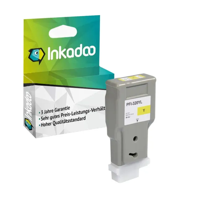 Inkadoo PFI-320 Tintenpatrone 4er-Pack 300 ml kompatibel