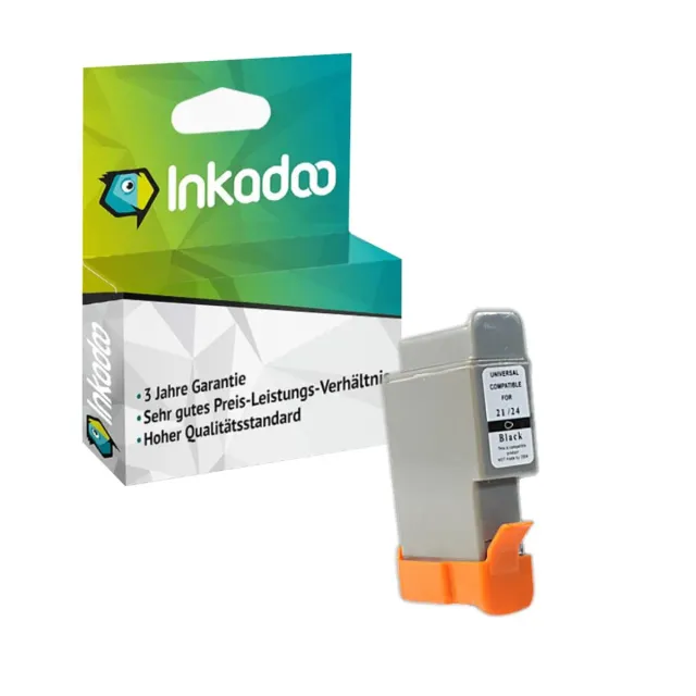 Inkadoo 0955A002 / BCI-21 Tintenpatrone Bunt Schwarz kompatibel