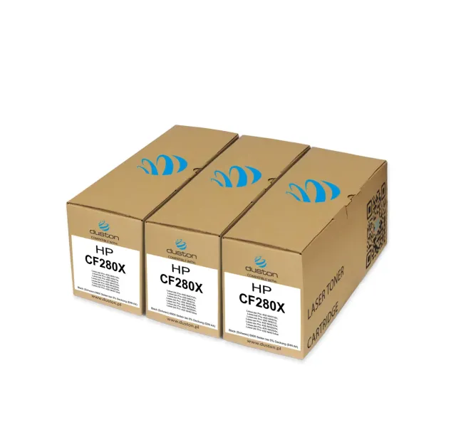 Duston CF280X 80X Schwarz Toner 3er-Pack kompatibel