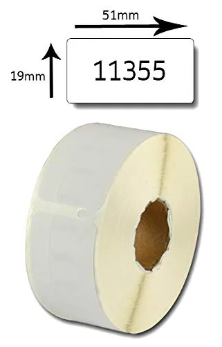 Bubprint 11355 Etiketten weiß 51x19mm kompatibel
