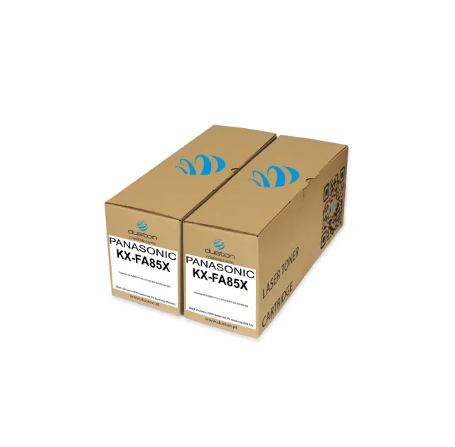 Duston KXFA85X KX-FA85X Toner Schwarz Doppelpack kompatibel