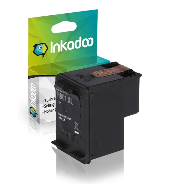 Inkadoo HP 901 XL CC654AE Tintenpatrone Schwarz 700 Seiten